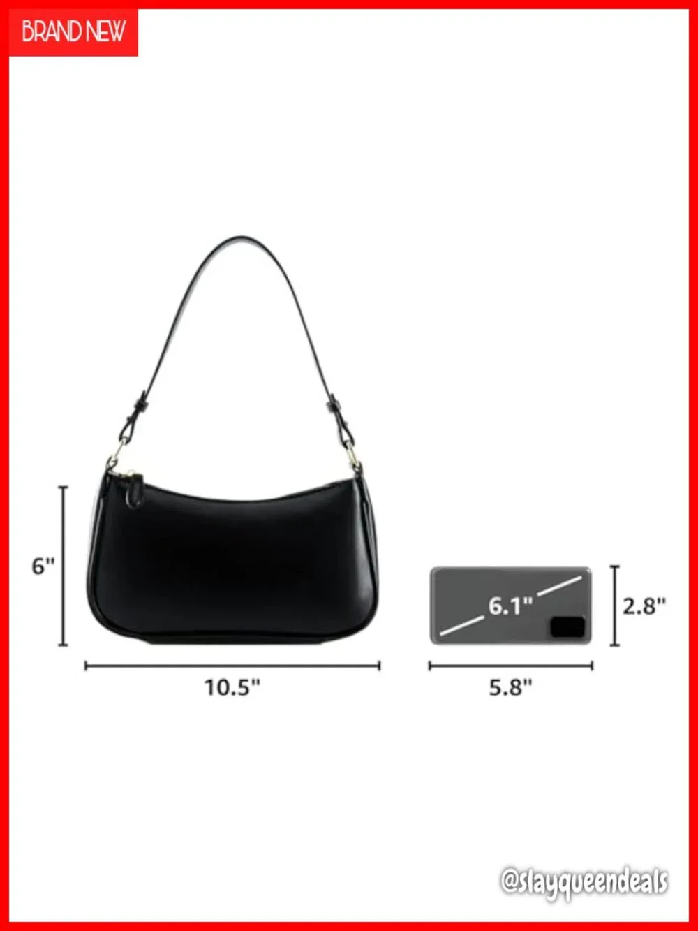 Faux Leather Hobo Sling Tote Handbag Retro Clutch Purse with Removable Straps